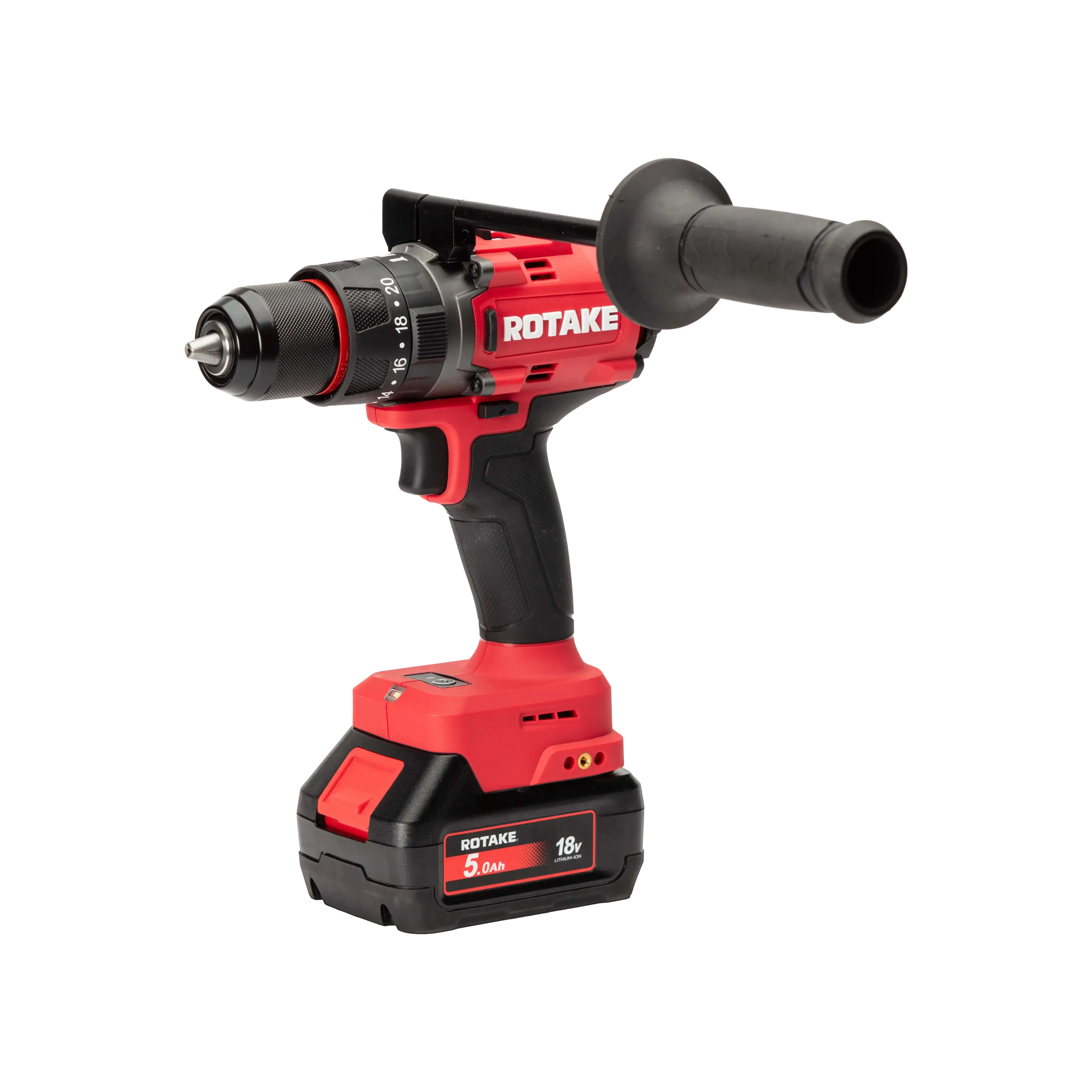 ROTAKE 20V Slagborrmaskin D2H 1/2" 13mm 120Nm med batteri och laddare