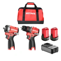 ROTAKE Verktygspaket 16V - T11, D11, 2x2Ah batteri, laddare