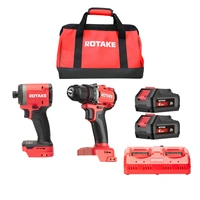 ROTAKE Verktygspaket 20V - S1, D1, 2Ah+4Ah batteri, dubbel laddare
