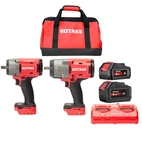 ROTAKE Verktygspaket 20V - T2, T3, 4Ah+6Ah batteri, dubbel laddare