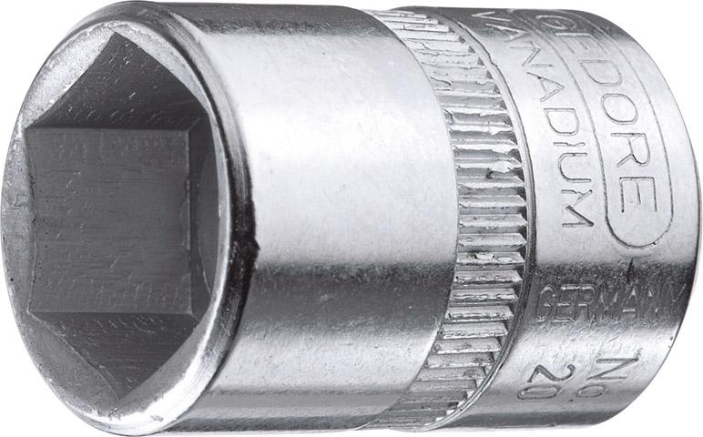 Hylsa 1/4" Nr. 20 6-kant