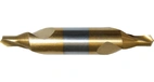 Dubbhålsborr DIN 333A HSS TiN 0,50mm