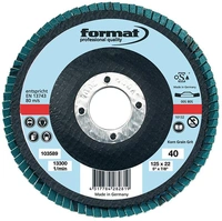Lamellrondell, Konvex 6°, Zirkon, RF, 115mm K60