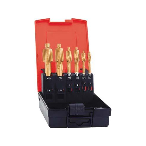 Planförsänkarsats DIN 373 HSS TiN M3-M10