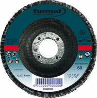 Lamellrondell, Konvex 6°, Keramisk, RF, 115mm K40