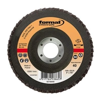 Lamellrondell, Konvex 12°, Zirkon, 125mm K40