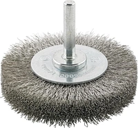 Cirkulärborste rostfri 60mm vågig