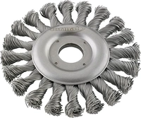 Cirkulärborste rostfri 178mm tvinnad