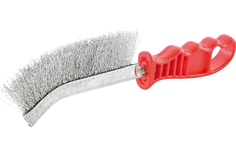 Handstålborste Universal ståltråd 260mm vågig