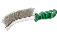 Handstålborste universal rostfri 260mm vågig