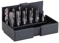 Gängtapp & borrsats 1/4" sexkantsfäste M3-M10