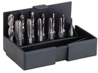 Gängtapp & borrsats 1/4" sexkantsfäste M3-M10
