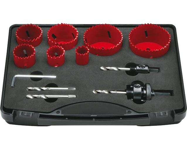 Hålsågsats HSS-E Bimetall 22-68mm, 11-delar