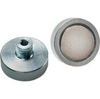Magnet med gänga stl. 10x4,5/11,5mm, M3