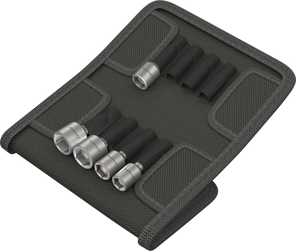 Skruvhållarsats 1/4" magnet, 5-delar 6-10mm