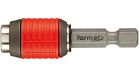 Bitshållare 1/4" med chuck, magnet 50mm