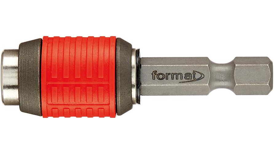 Bitshållare 1/4" med chuck, magnet 50mm