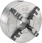 Fyrbackig Svarvchuck D6350 Gjutjärn 100mm