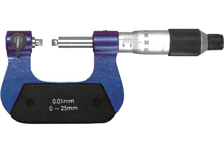Bygelmikrometer för gängmätning 0-25mm