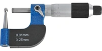 Bygelmikrometer för rörmätning, 0-25mm