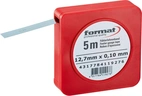 Tolkstål 0,01mm rostfritt 5m