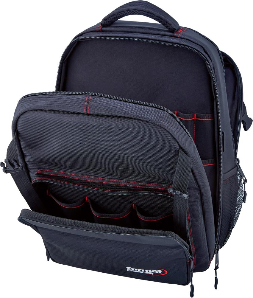 Verktygsväska ryggsäck nylon 350x180x450mm