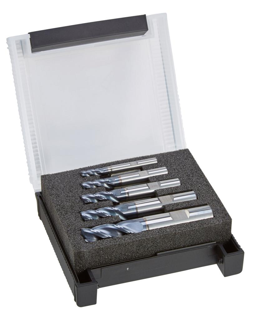 Pinnfrässats WN HM HPC INOX L TiAIN GT HB 4-delar