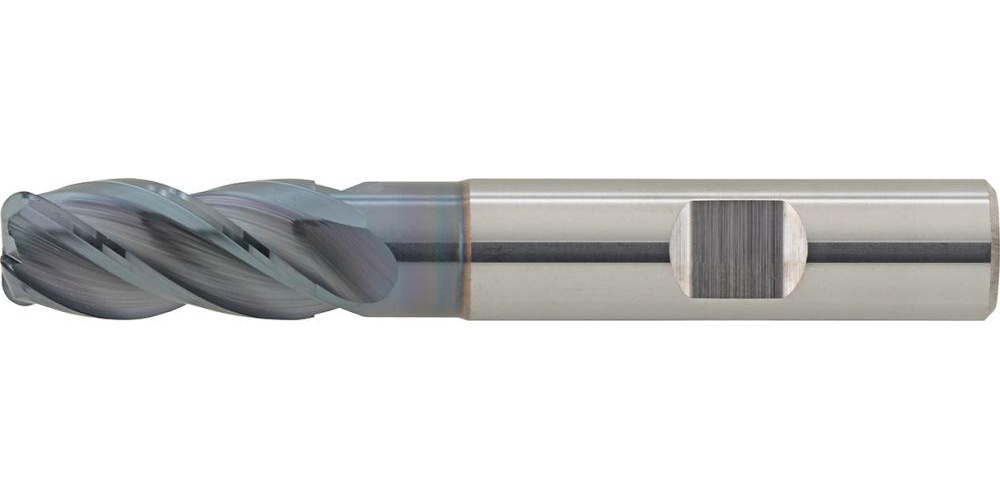 Pinnfräs WN HM HPC INOX L TiAIN GT HB 10mm R 0,5 Z4