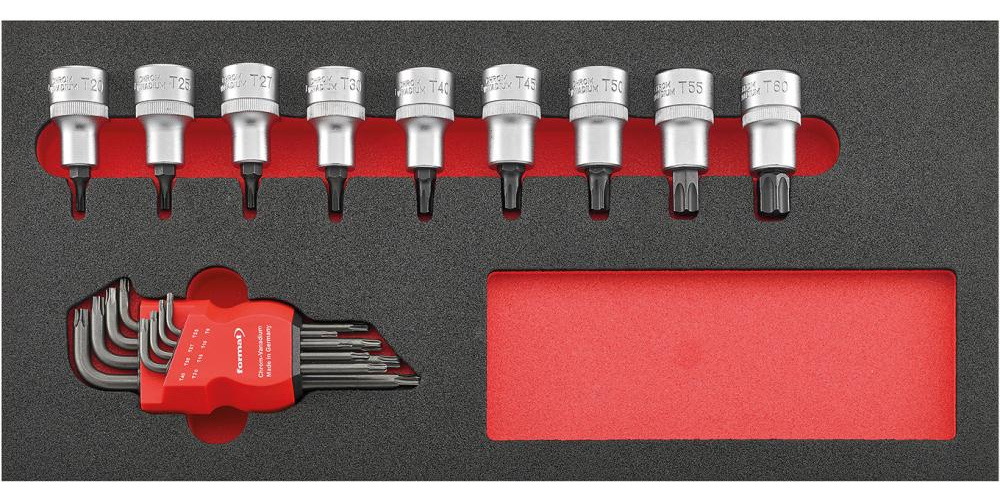 Verktygsinsats 1/3 Hylssats Torx 1/2"