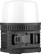 Arbetsbelysning LED 1200-10000lm, ställbar färgtemperatur 2700-6500K, inkl. 5 batteriadaptrar