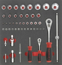 Hylsnyckelinsats 1/4" & 1/2" 2/3
