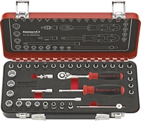Hylsnyckelsats 1/4" 36-delar
