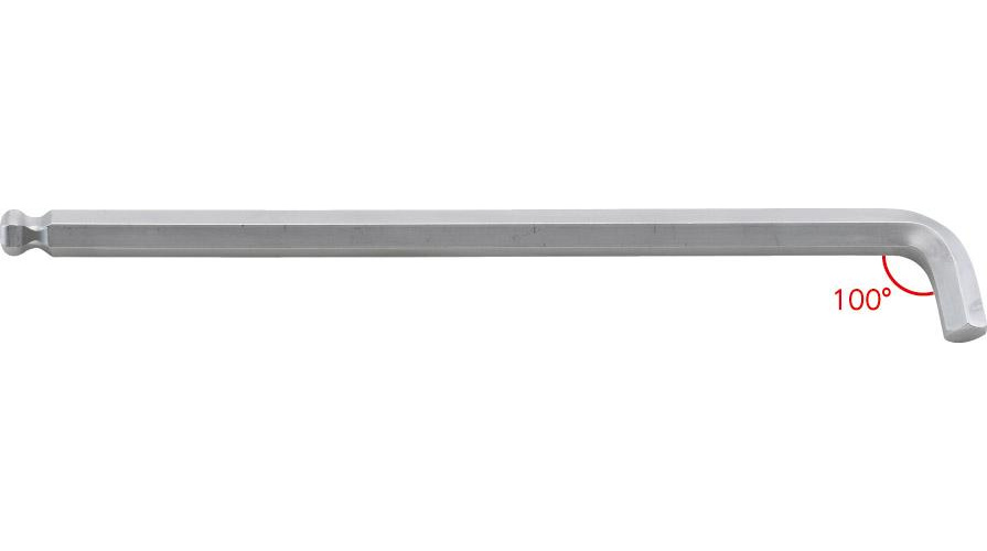 Sexkantnyckel med kula, lång, kort arm