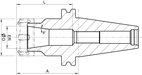 Spännhylschuck DIN 69871AD GT SK40/ER16