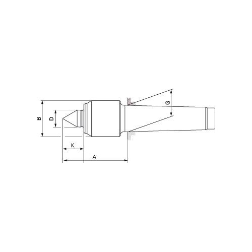 Roterande svarvdubb slim 60° MK