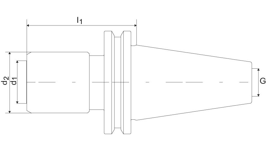 Snabbgängchuck DIN 69871A EX M/SK