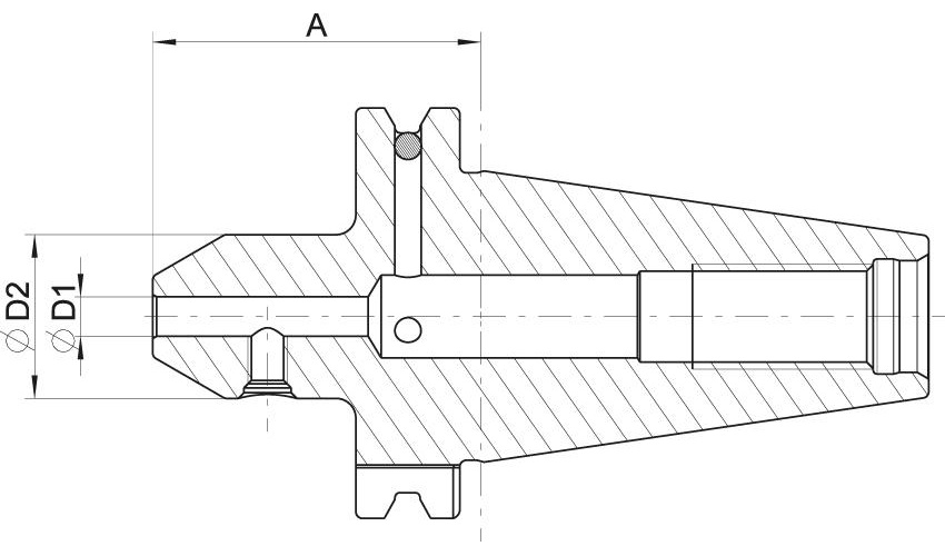 Weldonhållare DIN 69871AD GT SK40 10mm/ 50mm