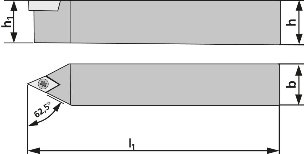 Skärhållare neutral SDNCN 1212 F11