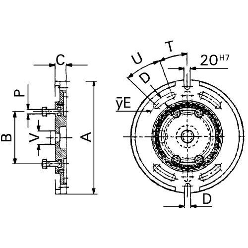 Universal-Vridplatta UZ Stl. 2