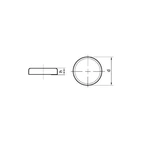 Neodym Magnet stl. 10x4,5mm