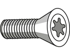 Torxskruv US 2506-TP07 (10st)