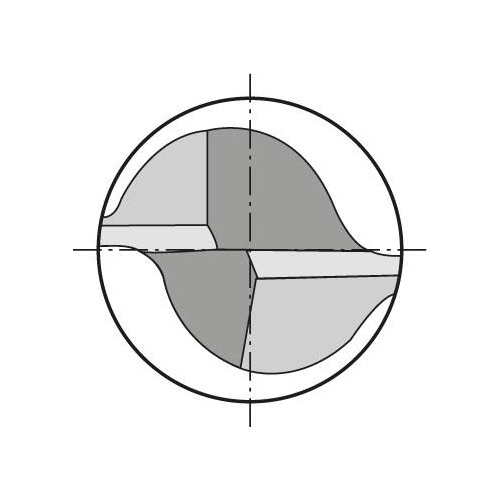 Torusfräs HM 3/0,3mm Z2 M HA TA-C