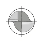 Torusfräs HM 3/0,3mm Z2 M HA TA-C