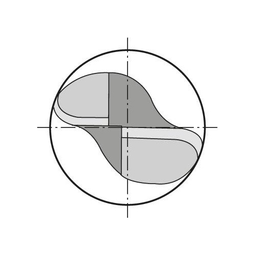 Radiefräs lång TiAIN 11,00mm