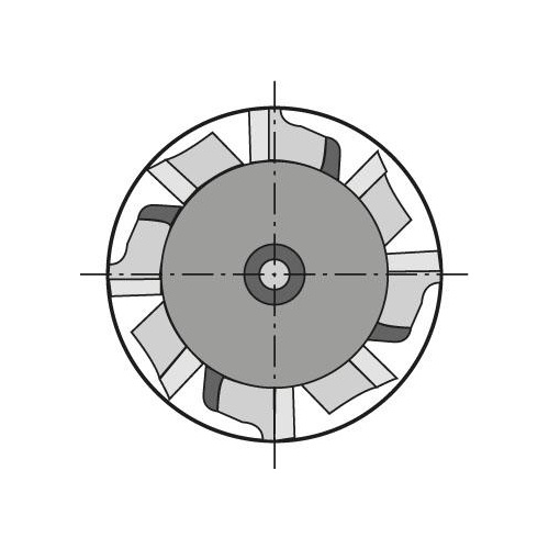 Spårfräs för T-spår DIN 851-AB HSSE 25,0x11,0mm