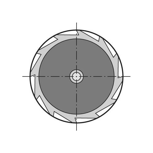Woodruffräs DIN 850-D K HSSE 32,5x8,0mm