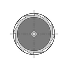 Woodruffräs DIN 850-D K HSSE 32,5x8,0mm