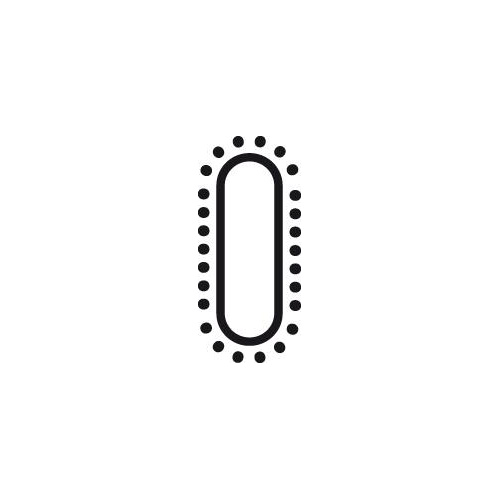 Diamantnålfil flatspets, 140mm
