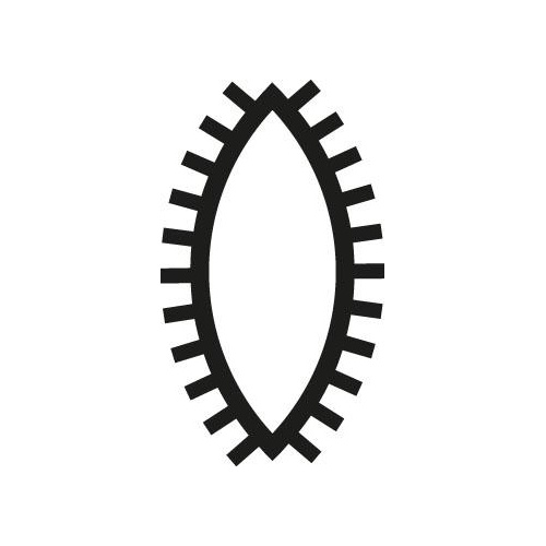 Nålfilsats, 160mm mf, 12 delar