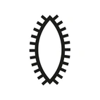Nålfilsats, 160mm mf, 12 delar